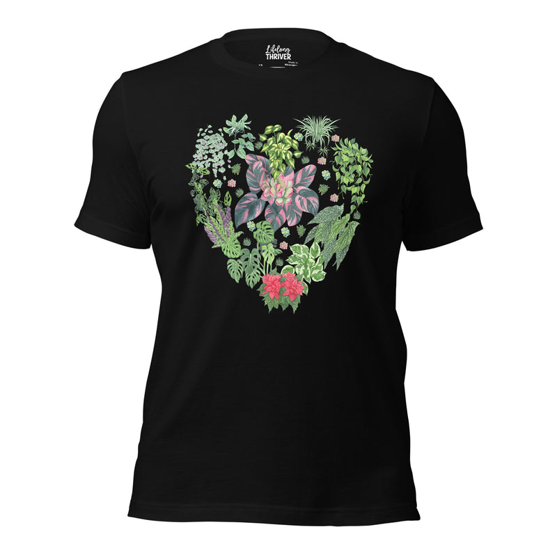 Heart Plant T Shirt for Men or Women