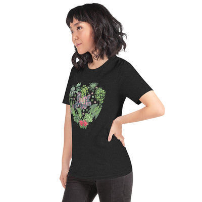 Heart Plant T Shirt for Men or Women