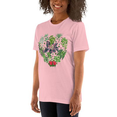 Heart Plant T Shirt for Men or Women