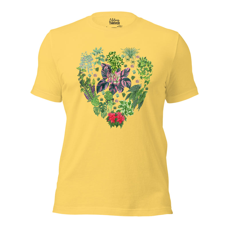 Heart Plant T Shirt for Men or Women