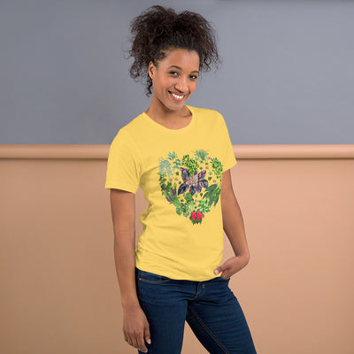 Heart Plant T Shirt for Men or Women