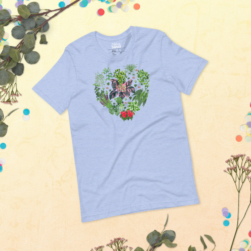 Heart Plant T Shirt for Men or Women